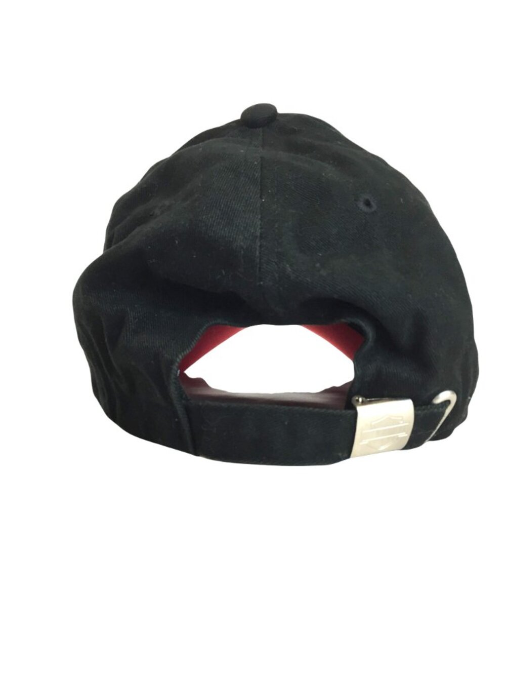 Harley-Davidson Womens Black & Red Cotton Baseball Cap Embroidered Flames Adjust - Picture 3 of 6